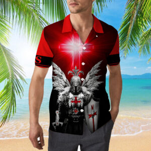 Knight Christian Hawaiian Shirt A Child Of God A Man Of Faith Jesus Is My Savior - HW766