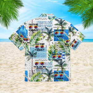 Jesus Tropical Sunglasses Hawaiian Shirt HW1163 - Talk To Me Beach Vibes 1