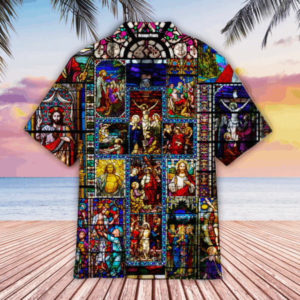 Faith Over Fear Jesus Hawaiian Shirt – Aloha Summer Gift for Men & Women Christians Aloha Shirt