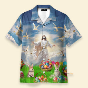Jesus Is Risen - Happy Easter Hawaiian Shirt: Celebrate in Style