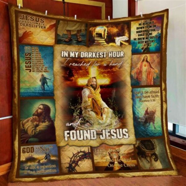 Jesus Christian Quilt Blanket – Perfect Christian Gift for Believers