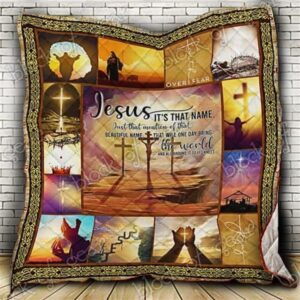 Jesus My Everything Christian Quilt Blanket - Perfect Gift for Believers