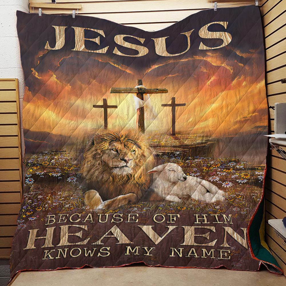 Christian Quilt Blanket: Jesus – Heaven Knows My Name – Perfect Gifts for Christians Christian Quilt Blanket: Jesus – Heaven Knows My Name – Perfect Gifts for Christians