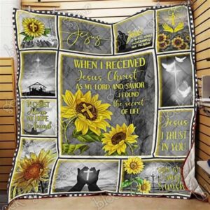 Jesus Christ Quilt Blanket - My Lord My Savior - Christian Gift for Believers 1