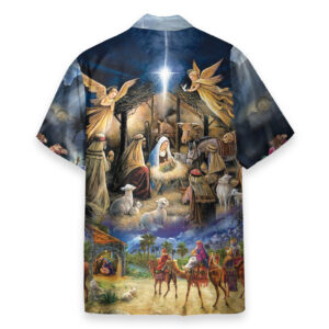 Christmas Day Hawaiian Shirt - Amazing Jesus Was Born Design 3