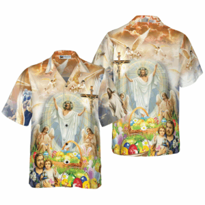 Jesus Happy Easter Hawaiian Shirt - Celebrate in Style!
