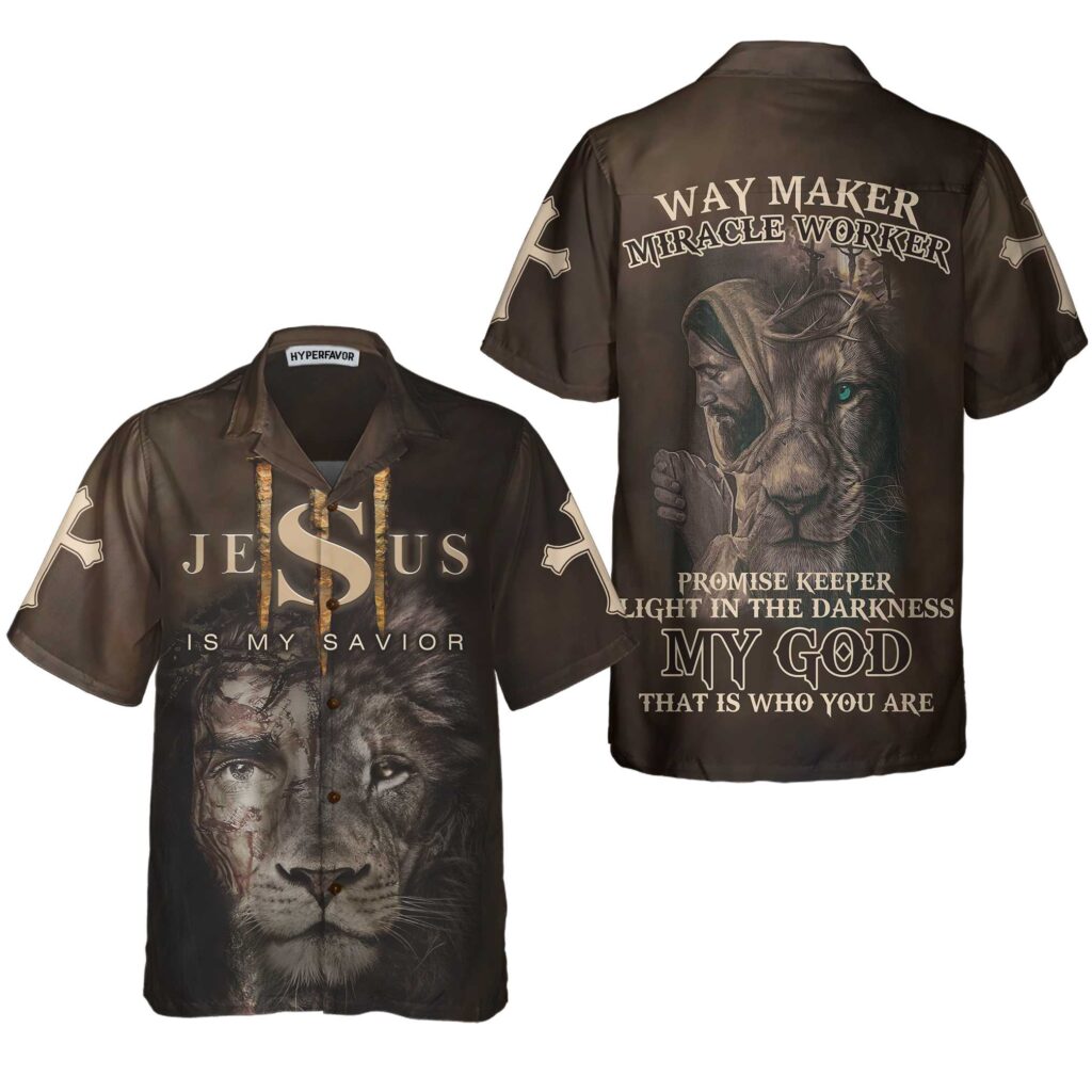 Jesus Is My Savior Hawaiian Shirt – Perfect Gift for Christians Jesus Is My Savior Hawaiian Shirt – Perfect Gift for Christians