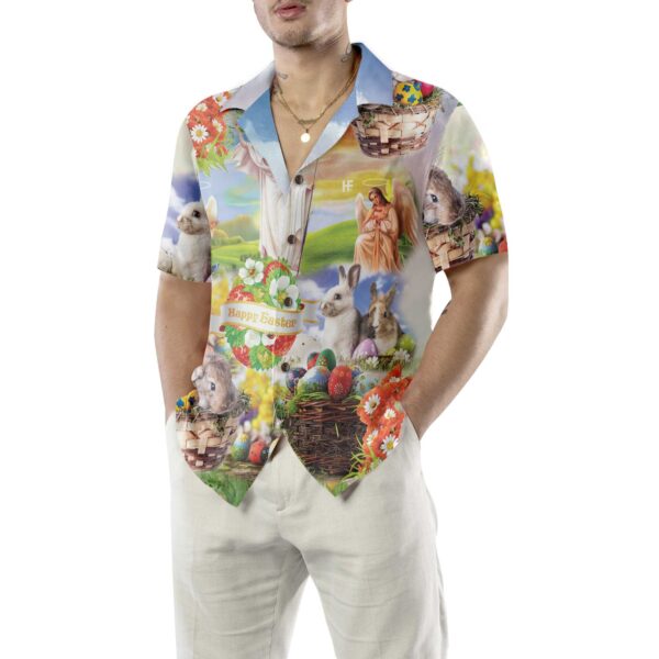 Jesus Easter Hawaiian Shirt – Button Up Easter Gift for Men & Women