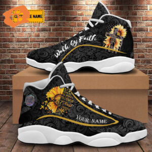 Faith-Inspired Basketball Shoes with Thick Soles - Perfect Gift for Christian Jesus Lovers