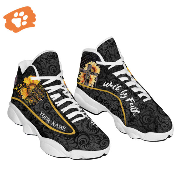 Faith-Inspired Basketball Shoes with Thick Soles – Perfect Gift for Christian Jesus Lovers
