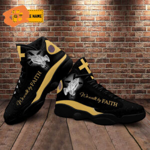 Faith-Inspired Personalized Jesus Basketball Shoes - Perfect Christian Gift 3