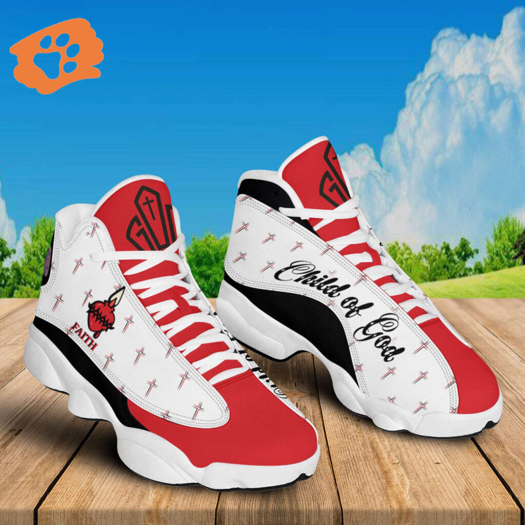 Child Of God Basketball Shoes Thick Soles Christian Gift for Jesus Lovers Child Of God Basketball Shoes Thick Soles Christian Gift for Jesus Lovers