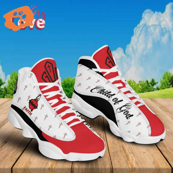 Child Of God Basketball Shoes Thick Soles Christian Gift for Jesus Lovers