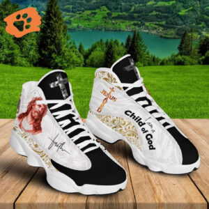 Faith Lion Basketball Shoes Unisex Christian Jesus Gifts with Thick Soles