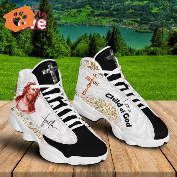 Faith Lion Basketball Shoes Unisex Christian Jesus Gifts with Thick Soles