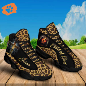 Jesus Lion of Judah Basketball Shoes with Thick Soles - Christian Gift for Jesus Lovers