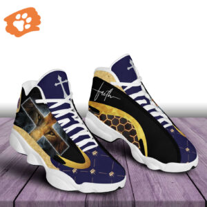 Lion of Judah Faith Jesus Basketball Shoes Christian Gifts for Jesus Lovers Unisex Thick Sole Christian Shoes