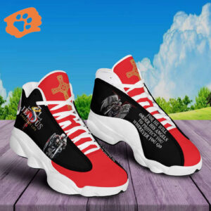 Jesus Angels Red Basketball Shoes - Christian Gifts for Him Her