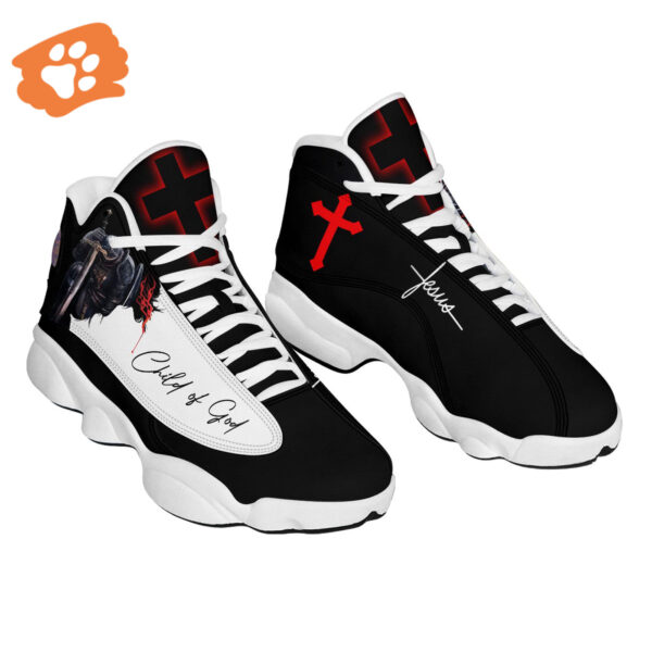 Child Of God Jesus Basketball Shoes Thick Soles Christian Gifts