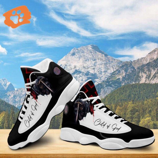 Child Of God Jesus Basketball Shoes Thick Soles Christian Gifts