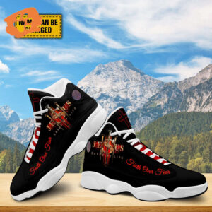 Personalized Jesus Basketball Shoes with Thick Soles - Perfect Gift for Jesus Lovers Unisex Custom Shoes 1