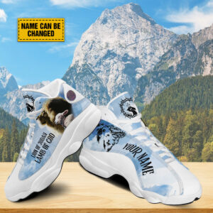 Lion And Lamb Basketball Shoes, Jesus Lion Of Judah Running Shoes, Christian Gifts, Religious Footwear Unisex Basketball Shoes