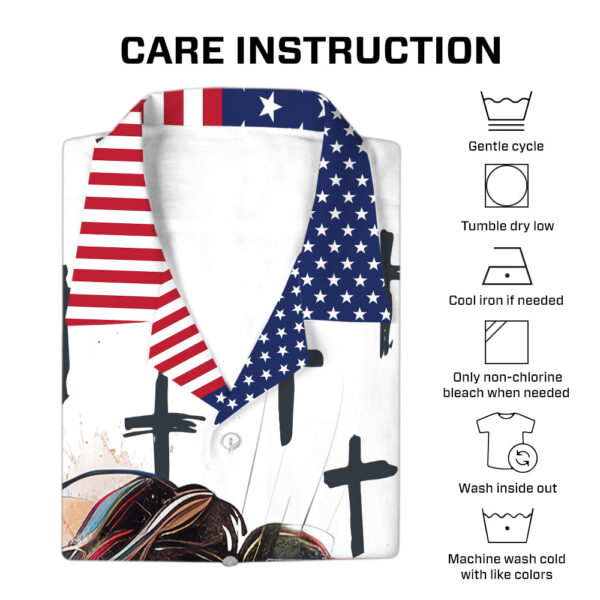 Custom Jesus Cross American Flag Hawaiian Shirt & Sunglasses Set – Perfect Independence Day Gifts for Men