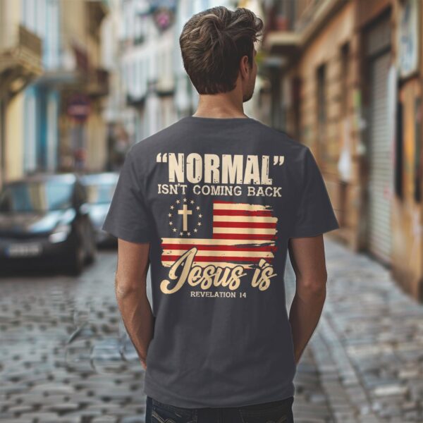 American Flag Patriotism Shirt Jesus Is Back Design Sweatshirt Hoodie Mug – Independence Day Gifts