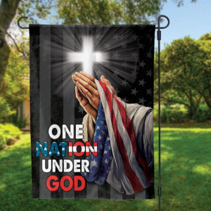 Jesus Christ Praying Garden Flag God Bless America House Flag Christian Outdoor Decor