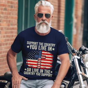 American Flag Jesus Cross Shirt - Patriotic Tee for Jesus Lovers & Country Supporters 3