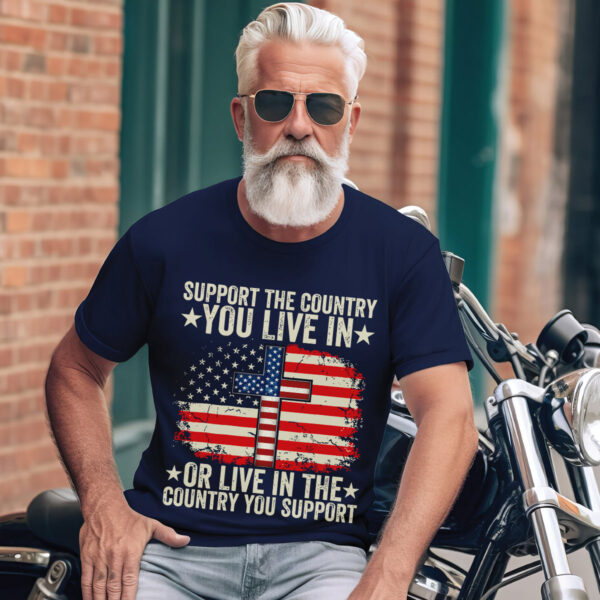 American Flag Jesus Cross Shirt – Patriotic Tee for Jesus Lovers & Country Supporters