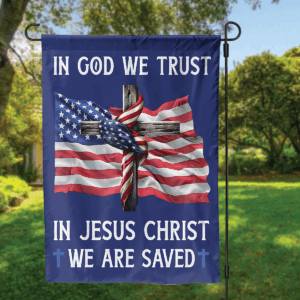 2024 Patriotic Jesus American Flag: In God We Trust Outdoor Decor Gift