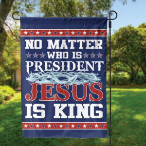 American Jesus House Flag: Patriotic Christian Yard Decor & Gifts