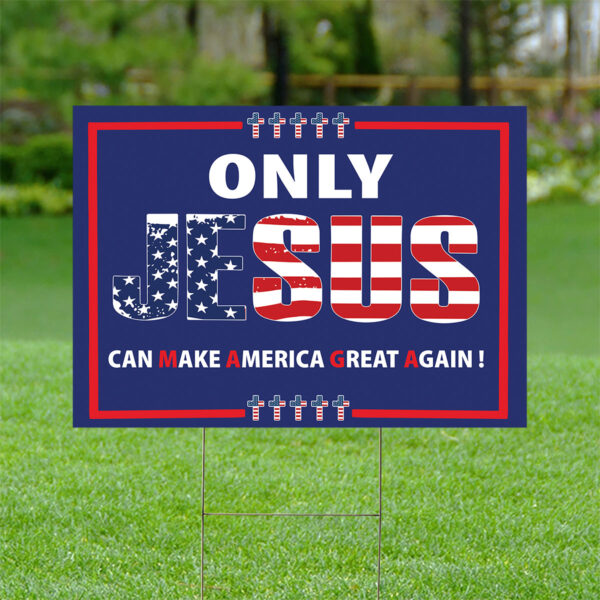 Jesus American Flag: Make America Great Again with Patriotic Christian Decor Gift