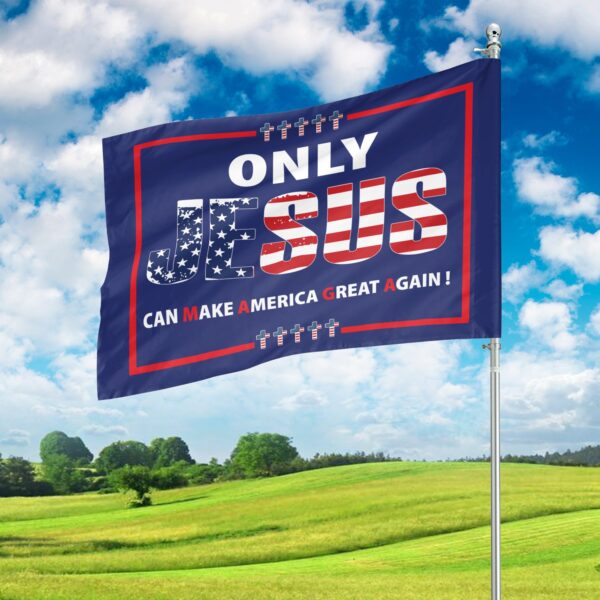Jesus American Flag: Make America Great Again with Patriotic Christian Decor Gift