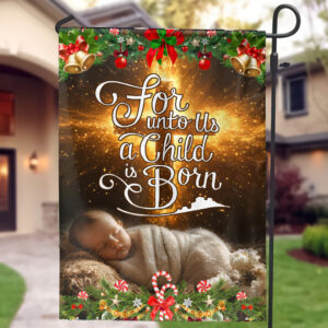 Jesus Christmas Flag & Christ Cross House Flag: Festive Yard Decor & Christmas Gift 3