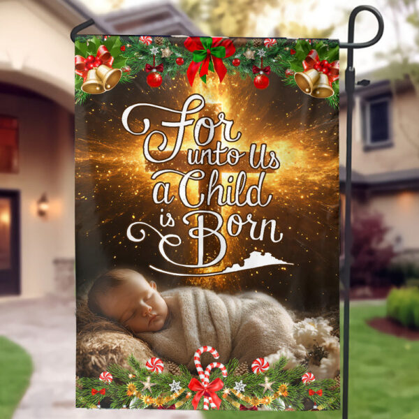 Jesus Christmas Flag & Christ Cross House Flag: Festive Yard Decor & Christmas Gift