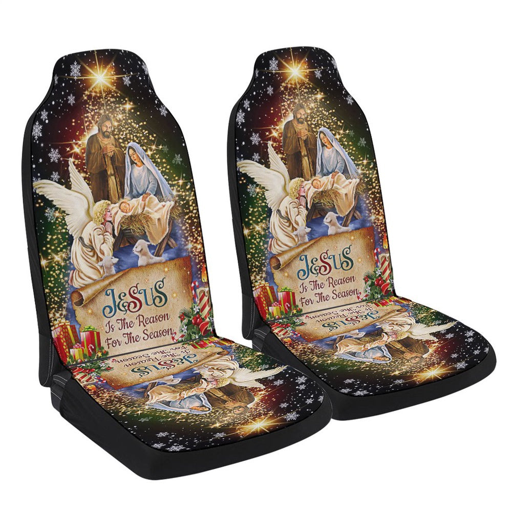 Jesus Christmas Cars Seat Cover – Festive Car Decor Gift Jesus Christmas Cars Seat Cover – Festive Car Decor Gift