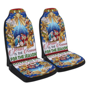 Jesus Christmas Car Seat Cover: Holy Night Nativity Gift