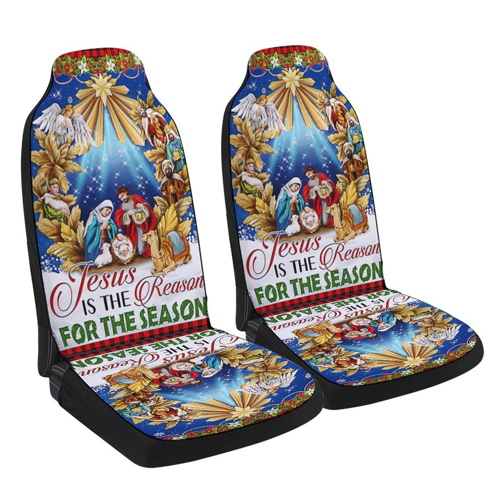 Jesus Christmas Car Seat Cover: Holy Night Nativity Gift Jesus Christmas Car Seat Cover: Holy Night Nativity Gift