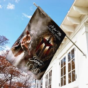 Jesus Christ House Flags: Christian Scripture Garden Banner