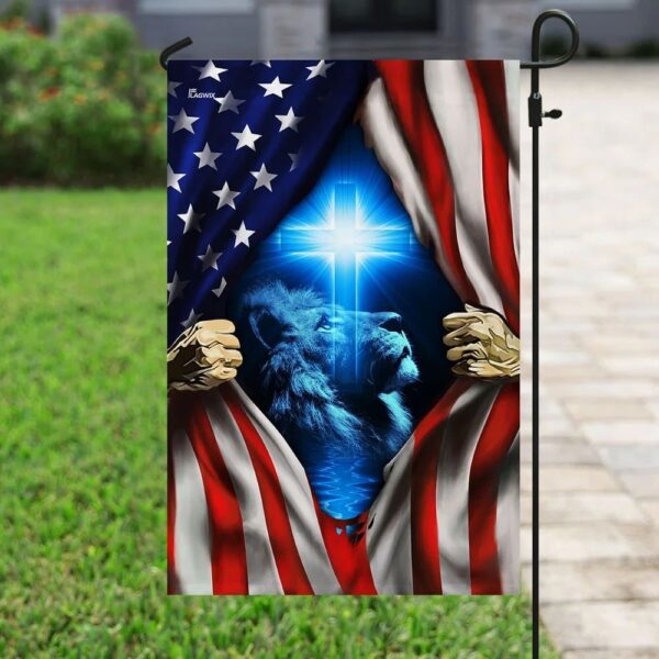 Jesus Christ American House Flags Christian & Scripture Garden Banner