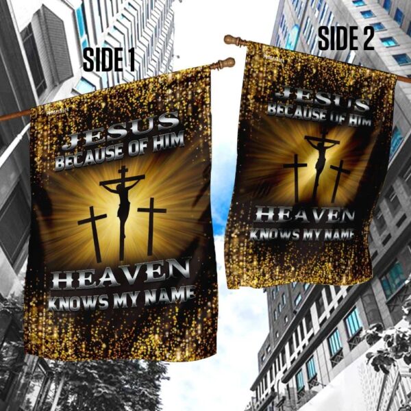 Christian Jesus House Flags: Heavenly Scripture Garden Banner