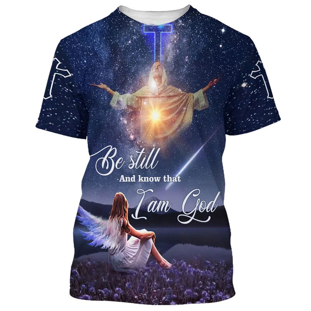 Jesus Be Still All Over Print 3D T-Shirt – Gift for Christian Jesus Shirt Jesus Be Still All Over Print 3D T-Shirt – Gift for Christian Jesus Shirt
