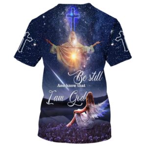 Jesus Be Still All Over Print 3D T-Shirt - Gift for Christian Jesus Shirt 1