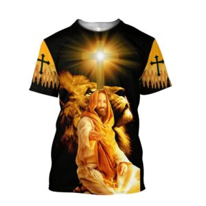 Fall For Jesus All Over Print 3D T-Shirt - Perfect Gift for Christians