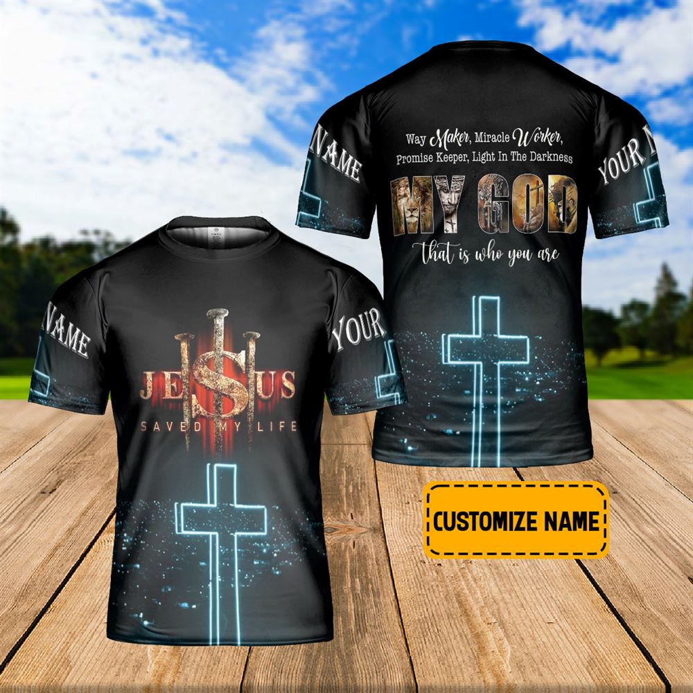 Personalized Jesus Christ Miracle Worker Galaxy 3D T-Shirt – Perfect Christian Gift Personalized Jesus Christ Miracle Worker Galaxy 3D T-Shirt – Perfect Christian Gift
