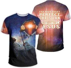 Jesus Worlds Without End 3D T-Shirt for Men and Women - Perfect Christian Faith Shirt