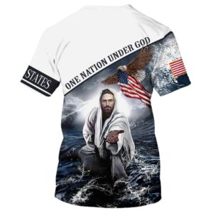 Jesus All Over Print 3D T Shirt Christian Faith Shirt for Men & Women 1