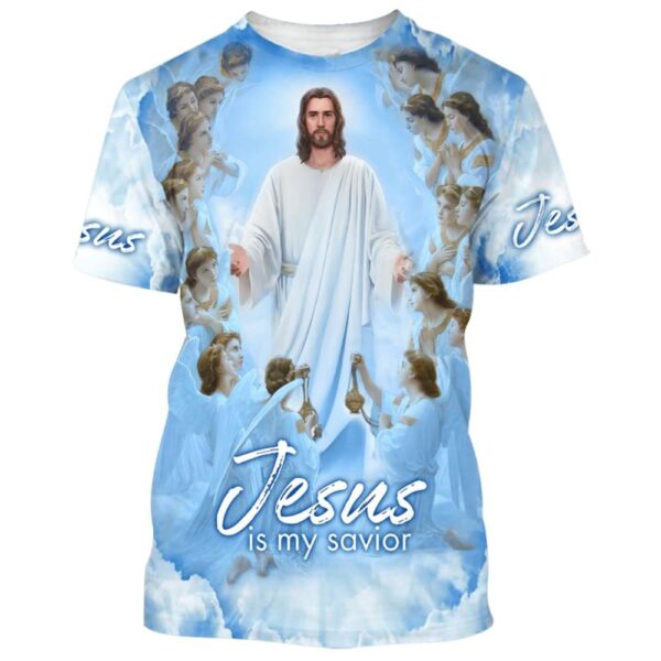 Jesus Is My Savior 3D All Over Print T-Shirt for Men and Women – Christian Faith Shirt